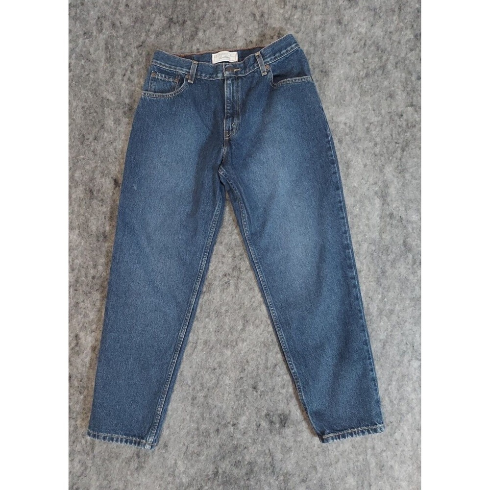 Levis Jeans Women 12 Short Blue Vtg Tapered Hi Rise Relaxed Fit baggy Medium Wsh